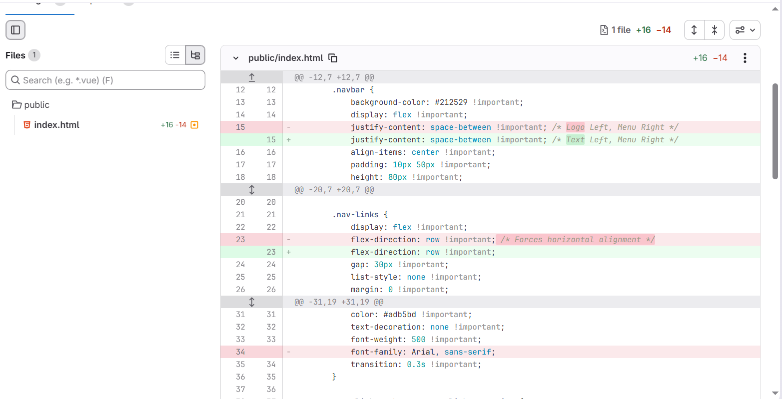 HTML Modification 1